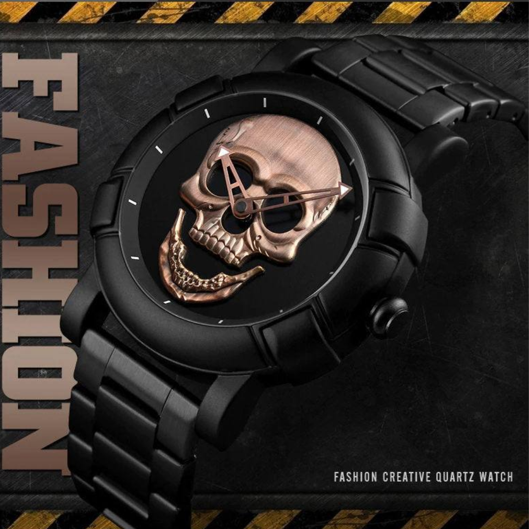 Skmei Skull Black 9178